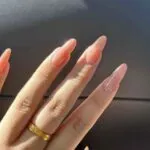 Handmade Nude Press-On Nails – Elegant Glossy Detachable Nail Tips with Fair Skin Effect - Image 6