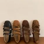 French Leopard Print Mary Jane Ballet Flats - Image 7