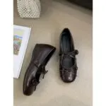 Elegant Bow Round Toe Flats Women's Comfortable Shallow-Cut Ballet Loafers