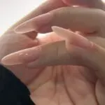 Handmade Nude Press-On Nails – Elegant Glossy Detachable Nail Tips with Fair Skin Effect - Image 2