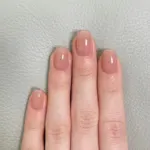 Handmade Nude Press-On Nails – Elegant Glossy Detachable Nail Tips with Fair Skin Effect - Image 5
