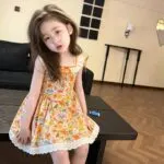 Summer Cotton Beach Vacation Princess Dress for Kids - Image 4