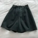 Vintage Linen Wide Leg Shorts - Image 9