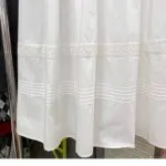 French Lace Trim High-Waist A-Line Skirt - Image 9