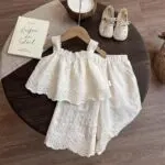 Girls Ice Silk Wide Leg Pants - Image 2