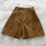 Vintage Linen Wide Leg Shorts - Image 4