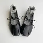 Vintage Pleated Mary Jane Ballet Flats - Image 6