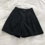 Vintage Linen Wide Leg Shorts - Image 3