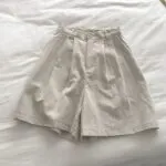 Vintage Linen Wide Leg Shorts