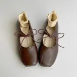 Vintage Pleated Mary Jane Ballet Flats - Image 7
