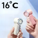 Mini Smart Digital Display Handheld Fan – 100-Speed Portable Pocket Fan - Image 6