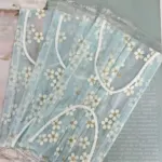 Cherry Blossom Lace Mesh Face Mask - Image 6