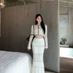 Women's Chic Knit Two-Piece Skirt Set