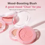 NOVO Single Color Blush Powder – Natural Rosy Matte Finish, Long-Lasting Lightweight Cheek Color