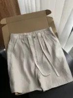 Tencel Linen Casual Shorts - Image 4