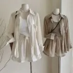 Korean UV Shirt & Shorts Set