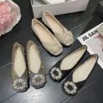 Women's Soft Ballet Flats – Elegant Slip-On Loafers for Work & Casual Wear - Image 3