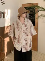 Vintage Embroidered Short Sleeve Shirt - Image 5