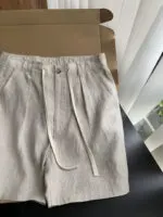 Tencel Linen Casual Shorts - Image 3
