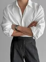 Textured Long Sleeve Shirt - Image 7