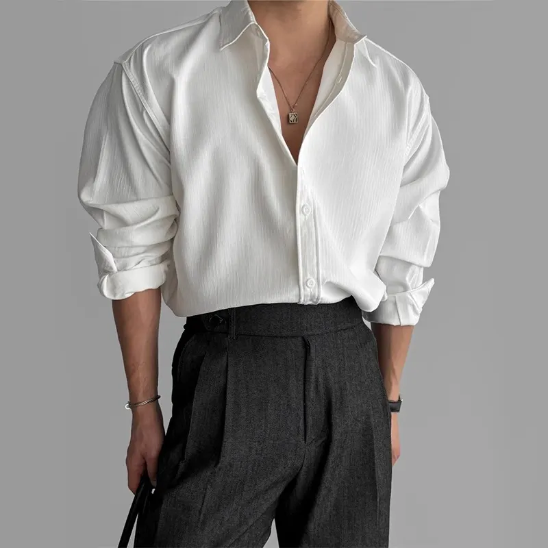 Main Images6 Textured Long Sleeve Shirt - Image 1