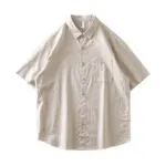 Linen Short Sleeve Shirt - Image 7