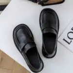 Women's Vintage Soft Leather Loafers | Slip-On Flat Shoes for Everyday Comfort