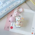 3D Cute Cat Keychain | Cartoon Backpack Charm & Bag Accessory - Image 6