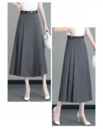 High-Waisted Pleated Maxi Skirt - Image 6