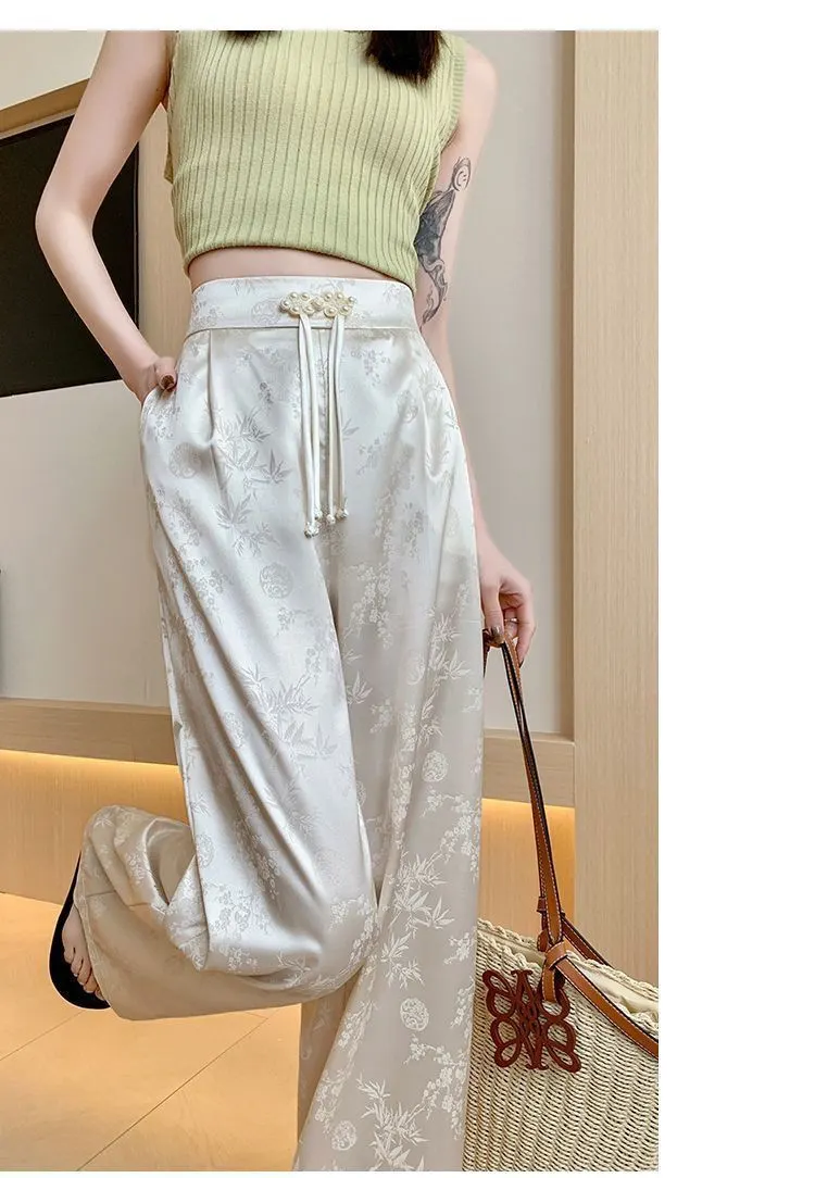 Weixin Image_2026-07-07_171323_190 Elegant Frog Button Straight Trousers - Image 1