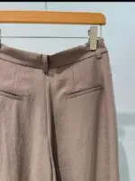 Summer Light Army Green Wide Leg Pants | High Waist Cooling Casual Trousers - Image 6
