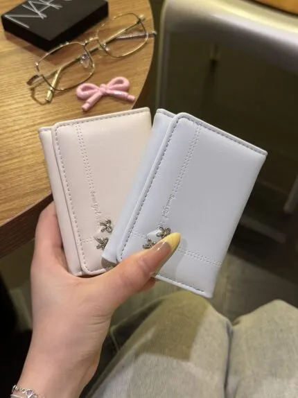 Heart & Bow Short Wallet