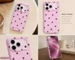 Polka Dot Film 4-Pack Phone Case for iPhone 17 Pro, 16, 15 & 14 - Image 4