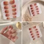 Nude Ombre Short Press-On Nails