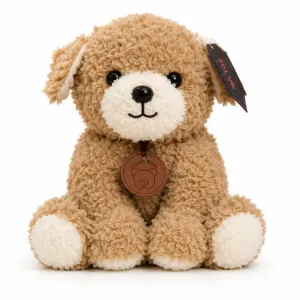 Cute Brown Puppy Plush Toy