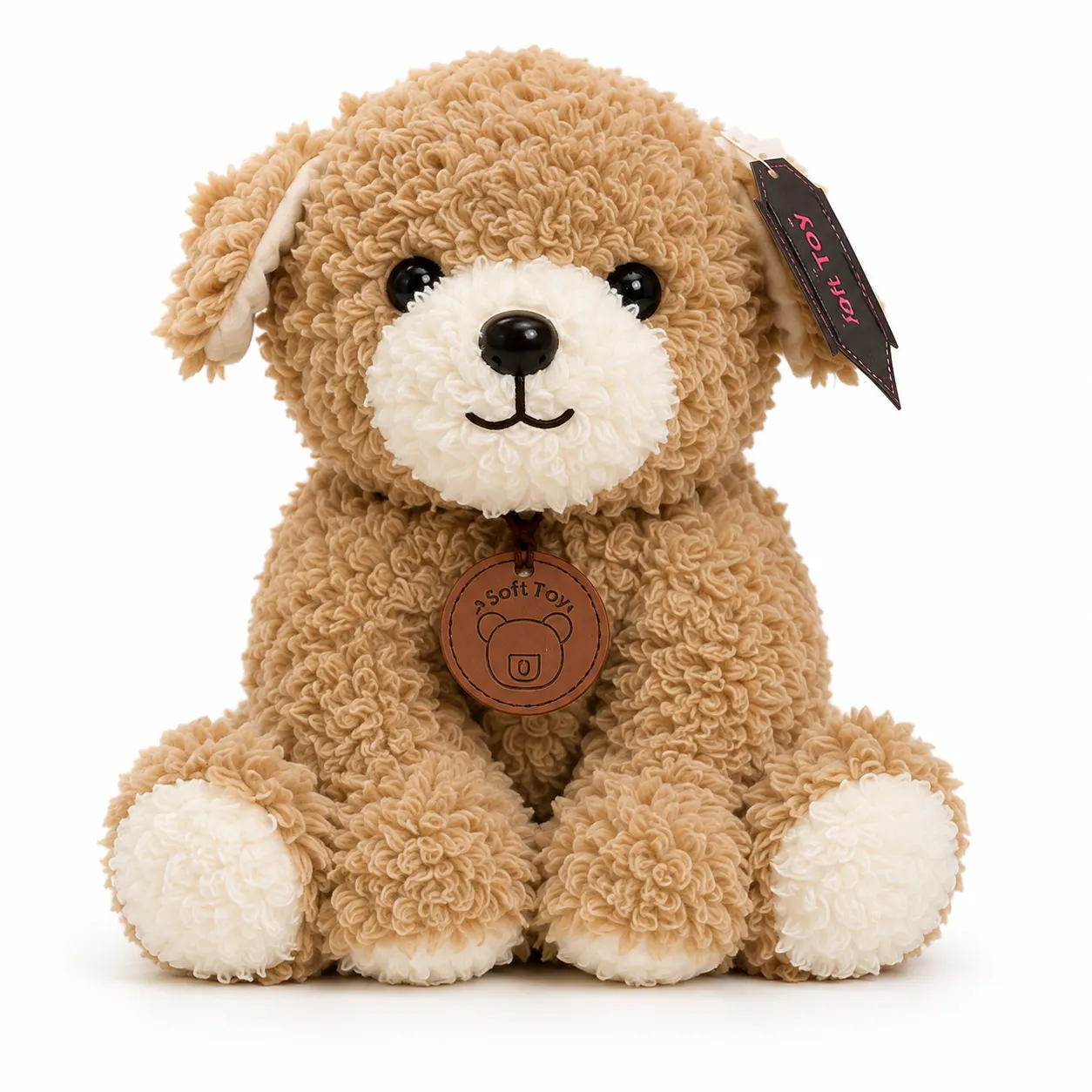 ChatGPT Image Aug 12, 2026, 04_16_12 PM Cute Brown Puppy Plush Toy - Image 1