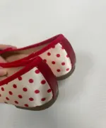 Red Polka Dot Bow Ballet Flats - Image 12