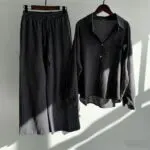 Women’s Summer Loose 2-Piece Co-Ord Set with Wide-Leg Pants - Image 20