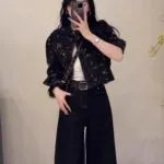 Vintage Floral Print Denim Jacket - Image 4
