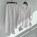 Women’s Summer Loose 2-Piece Co-Ord Set with Wide-Leg Pants - Image 18
