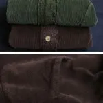 Corduroy Lace Trim Short Jacket - Image 4