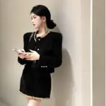 Sequin Tweed Jacket & Mini Skirt - Image 2