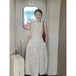 French Striped Two-Piece Co-Ord Set - Image 2