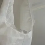 Linen Lace Trim Sleeveless Tank Top - Image 5
