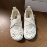 Floral Mary Jane White Flats - Image 7