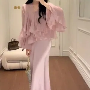 French-Inspired Blouse & Skirt