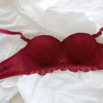 Luxury Wine Red Wireless Push-Up Half Cup Bra & Panty Set - Image 7