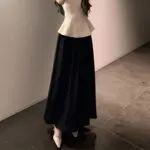Sleeveless Waist-Fitted Top & High-Waist Skirt - Image 8