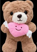 Cute Brown Puppy Plush Toy - Image 3