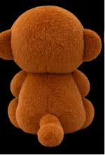 Cute Brown Monkey Plush Toy with Soft Fur - Image 4
